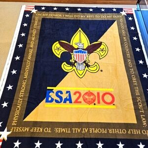 New Boy Scouts Fleece panel 100th anniversary RARE Out Of Print